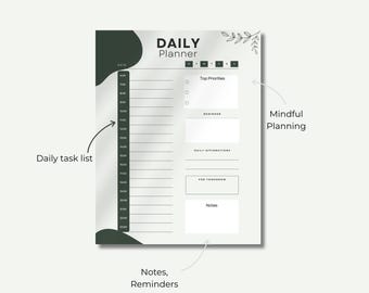 Minimalist Digital Planner 2026 Daily, Weekly, Monthly (Digital Download)
