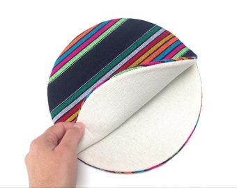 Tortilla Warmer, Tortillero,Tortilla Keeper, Mexican Kitchen Decor, Black Aztec Housewares, Fiesta Taco Party, Wedding Favors