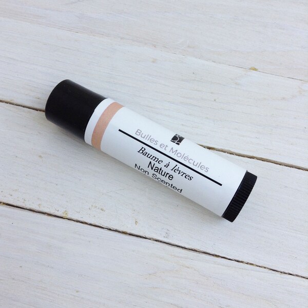 Non Scented Lip Balm - with Beeswax, Cocoa Butter and Shea Butter - Unsweetened