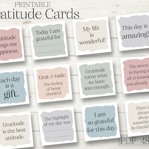 Pote de Gratidão. Cartões de Agradecimento. Cartões de Gratidão. Cartões de Afirmação. Mantras. Inspiradores. Atenção Plena. Mensagens de Gratidão. Cartões de Positividade.