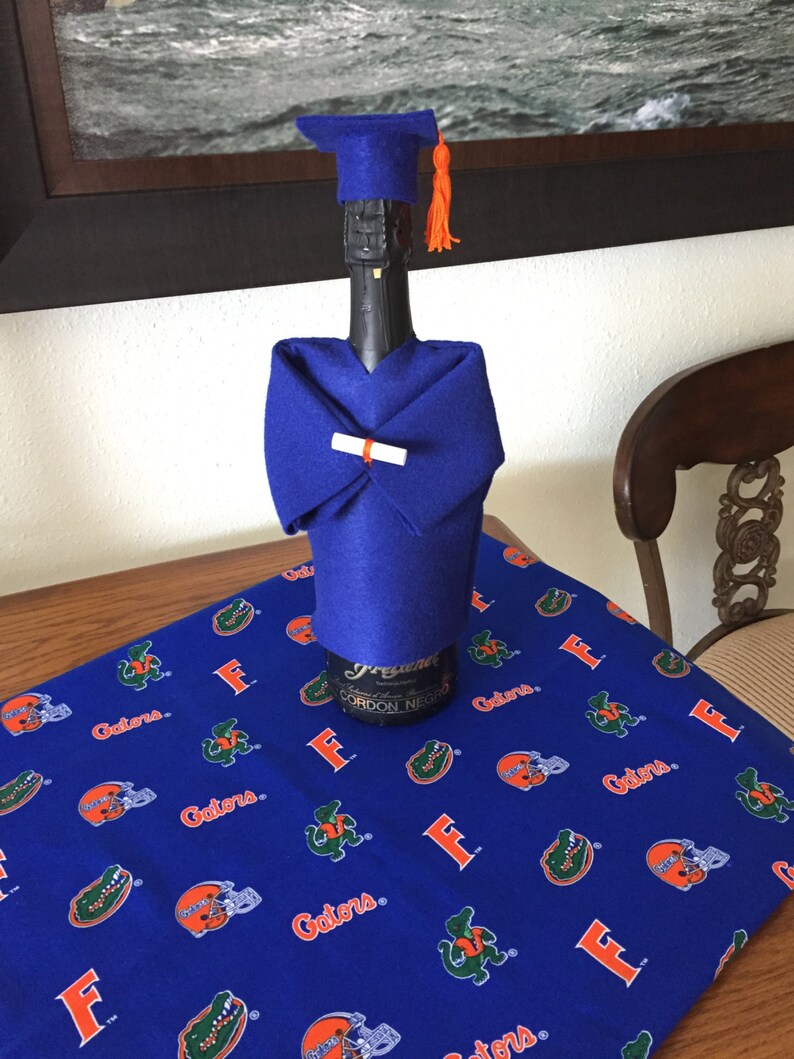 School Colors Be Detailed Graduation Cap And Gown Champagne Etsy