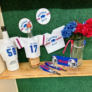 Benutzerdefinierte Jersey Flaschenbezug, Tailgate Bar Decor
