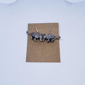 Sterling Silver Armadillo Earrings