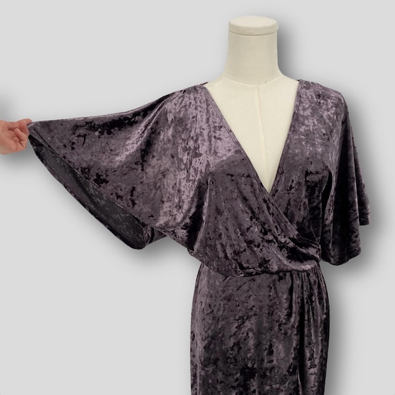 whimsigoth purple dress Whimsigothic Celestial Velvet Dress, Gothic Style Starry Moon Lace  Tarot  Awakened