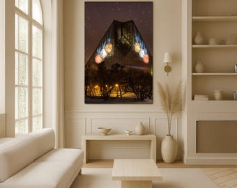 Winnipeg Canadian Mint Print, Architecture Photography Wall Art, Night Photography Decor |P35