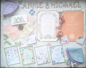 Hochzeit Schattenkasten Andenken mit Einladung & Andenken | Benutzerdefinierte Erbstück Display