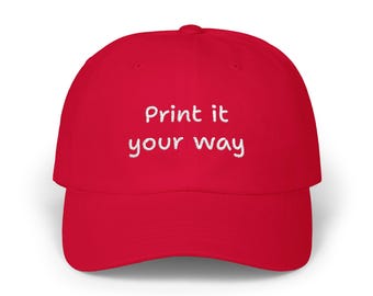 Personalized Embroidered Baseball Cap  Custom Dad Hat, Adjustable