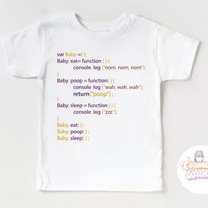 Poop Programming Toddler Tee - Funny Java Script Kids Shirt - Funny Programmer Toddler T-Shirt