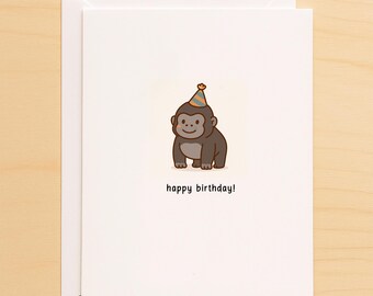 Old English Company Biglietto Di Compleanno Divertente Con Gorilla - 'Can't Believe You're How Old' - FSC, Inglese, 127x178mm