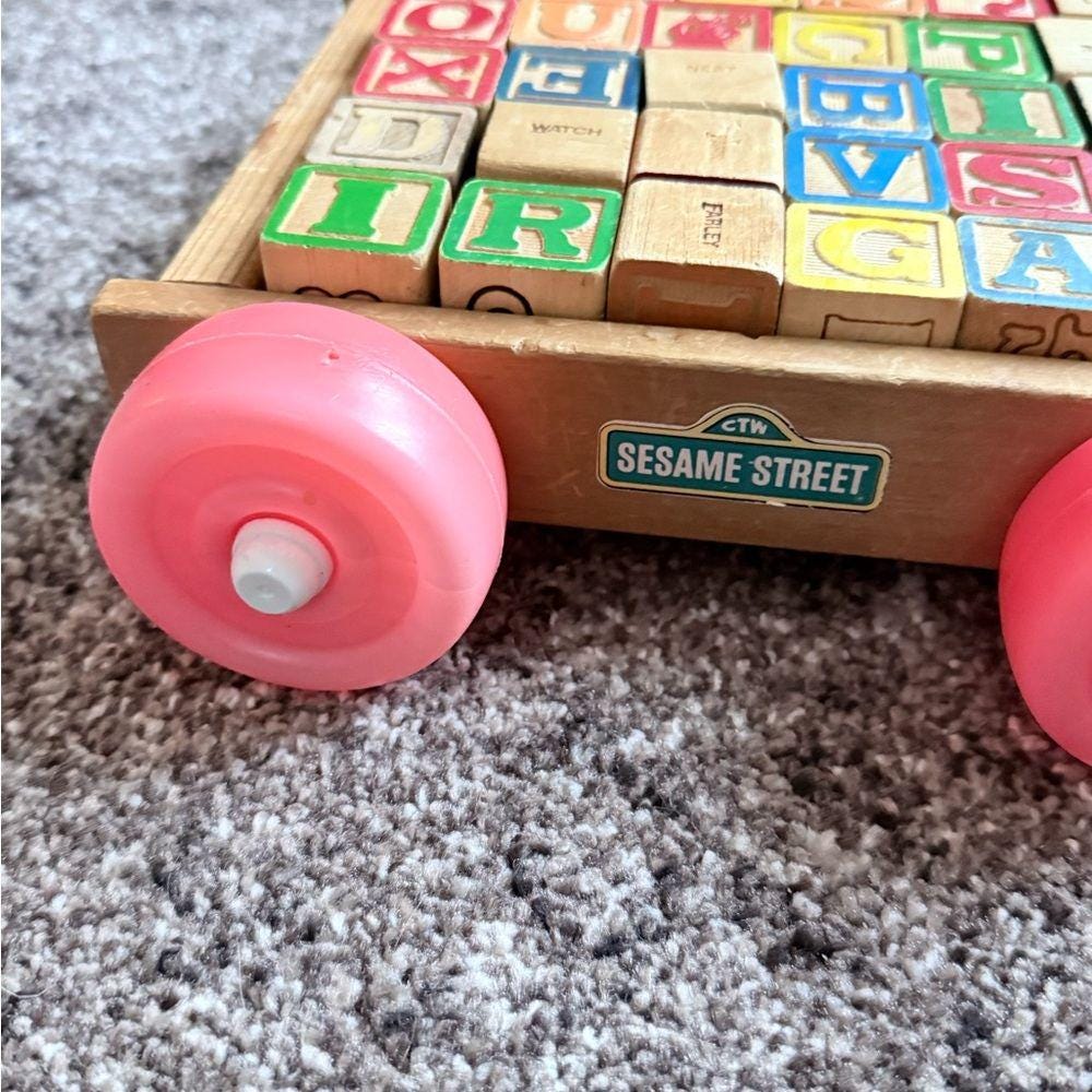 Sesame Street Alphabet Blocks - Etsy