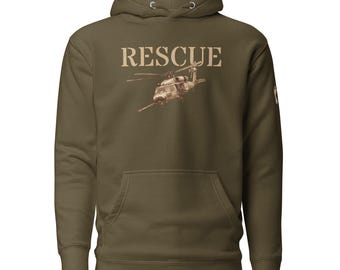 Unisex Rescue Pave Hawk Hoodie