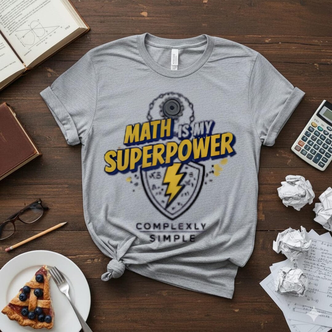 Math Superpower Math is My Superpower T-shirt, Funny Math Teacher Gift, Nerdy Student ...