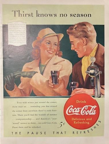Coca cola poster antique - Etsy 日本
