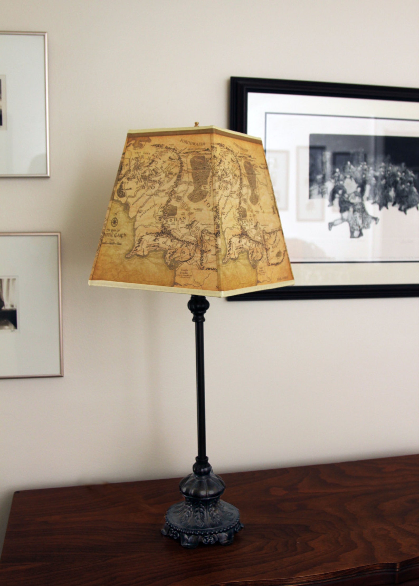 Custom Lamp Shade for Table Lamp Fabric Lamp Shade Gold Lamp Etsy