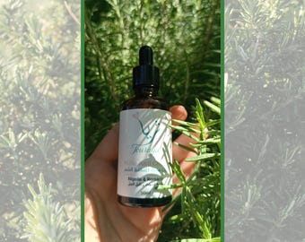 Nigella and Rosemary Anti-Hair Loss Oil, Natural Stimulation and Fortification