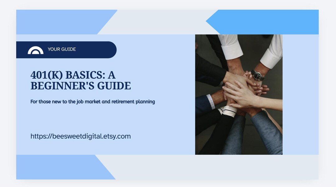 401k Basics | Beginners Guide to a 401k and Retirement - Etsy