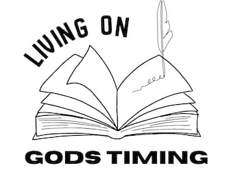 Von Gottes Timing leben PNG | Christliches Zitat Digitaler Download | Glaube Shirt Design | Inspirierende Bibel Kunst |