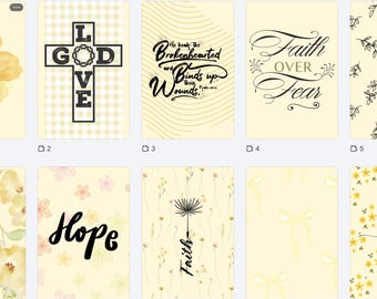 Gelbes Blumenfoto Schrift Collage Kit | 30 Stück Sommer Prints (Digitaler Download)