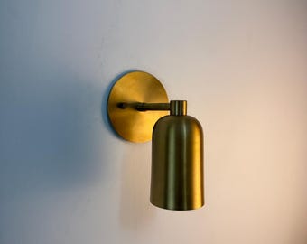 Elegant Handcrafted Brass Wall Sconce - Unique Home Decor Lighting