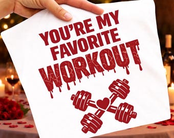 Edgy Gym Valentine PNG, Tyngdlyftningsdesign (digital nedladdning)