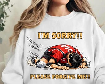 Rolig anime-ursäkt PNG, volleybollmeme-illustration (digital nedladdning)