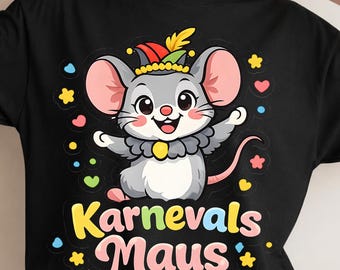 Carnival Mouse PNG, Barnfasching Clipart (digital nedladdning)