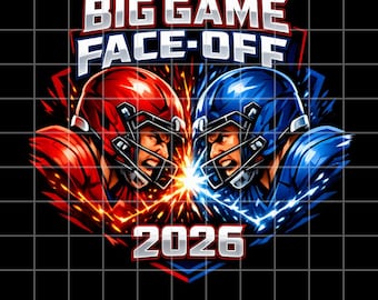 Stormatch 2026 Fotbollshjälm Clash PNG, Sublimering av matchdagen (digital nedladdning)