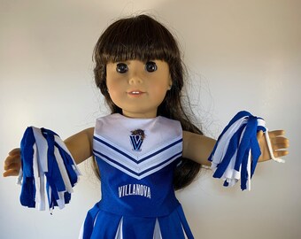 Villanova 18 Inch Cheerleader Outfit Complete With Pompoms, Shoes - Main Image