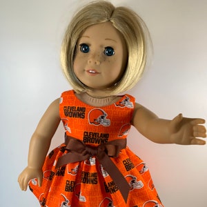 cleveland browns jersey dress Women's G-III 4Her by Carl Banks Brown Cleveland Browns Training V-Neck Maxi Dress