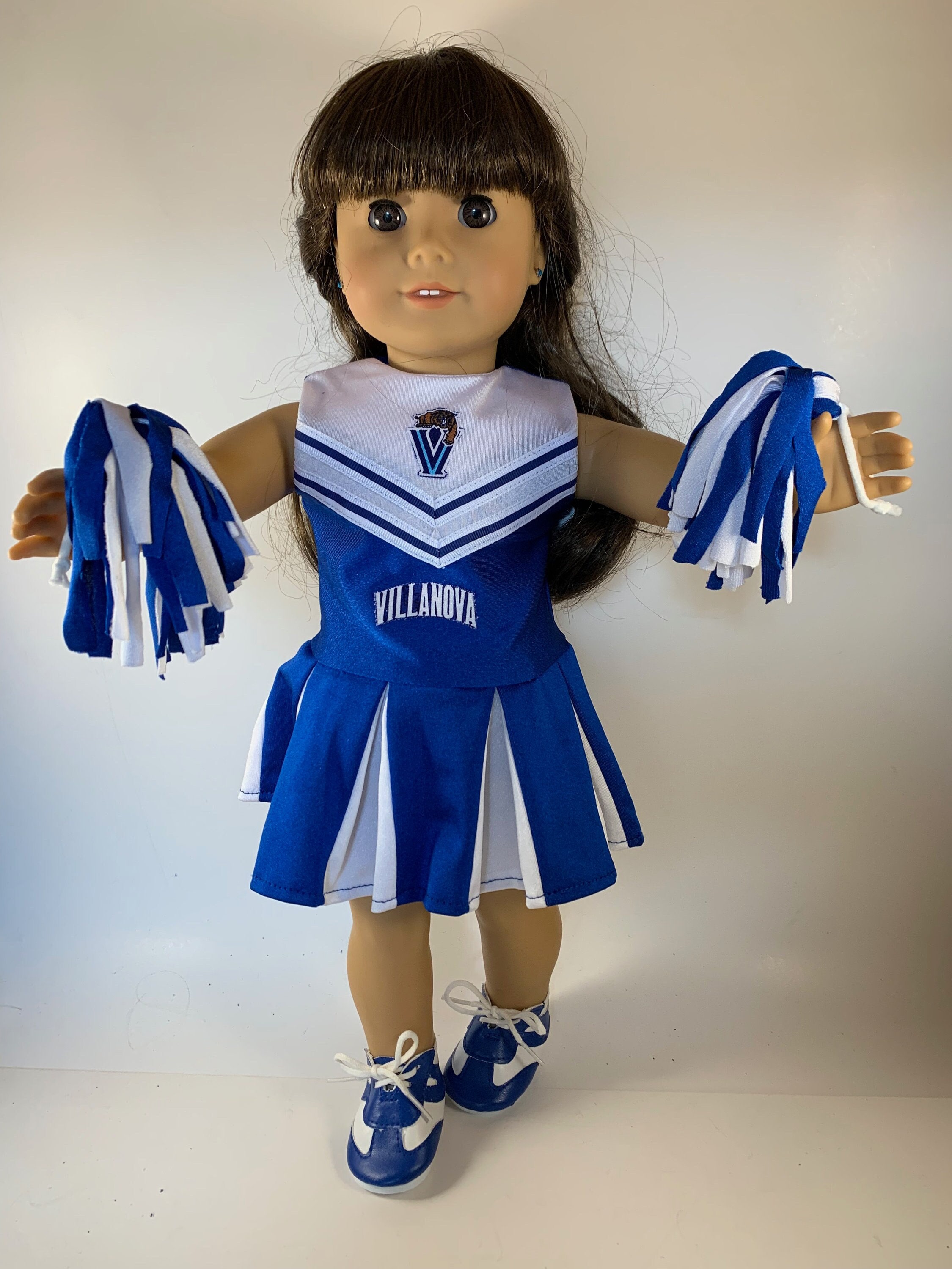Villanova 18 Inch Cheerleader Outfit Complete With Pompoms, Shoes - Main Image