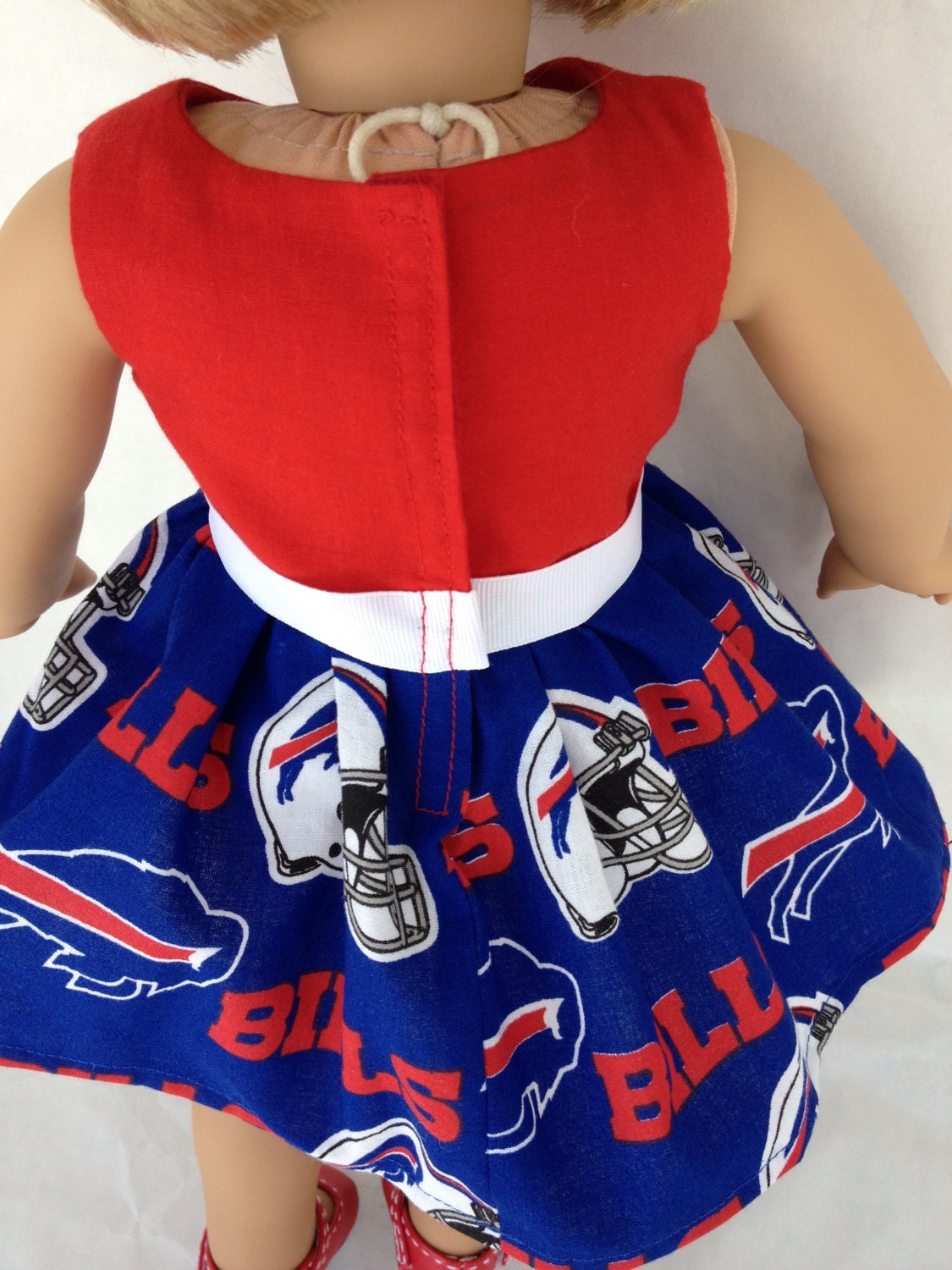 Buffalo Bills 18 Inch Doll Game Day Dress, Made to Fit 18 Inch Dolls Such  as American Girl and Similar 18 Inch Dolls 