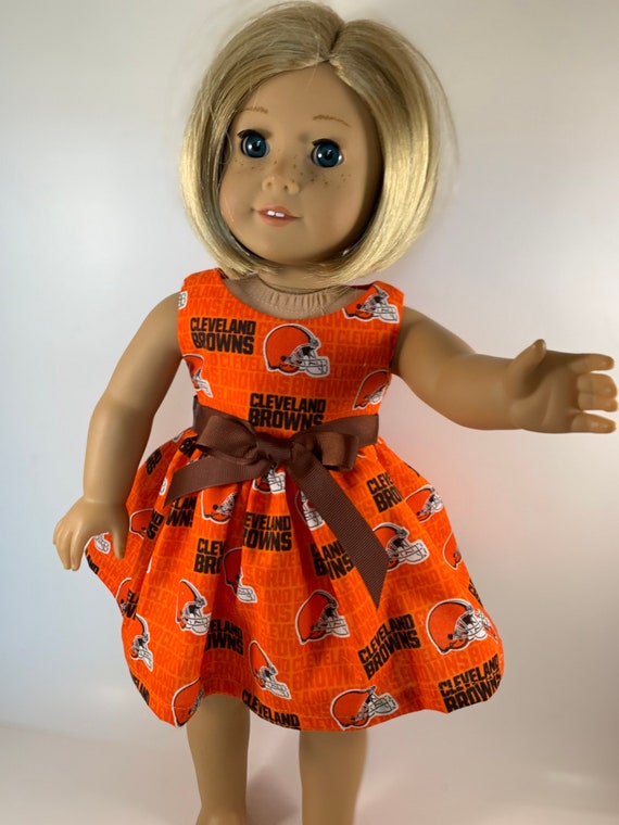 18 Inch Cleveland Browns Game Day Dress Made From Licensed Fabric, Made to  Fit 18 Inch Dolls Such as American Girl Dolls and Similar Dolls - Etsy