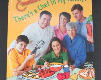 Emerils There's a Chef in My Family Cookbook - 2004 1st Ed - Recipes for Everybody - Kids Cook Book - Fun Graphics Easy Food Recipes - Gift