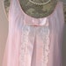 1960s Pink Nightgown by Vanity Fair  Size Small  Baby Doll image 0