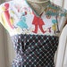 1960s Cobbler Apron  Hand Crafted Smock Pinafore Apron  Old image 0