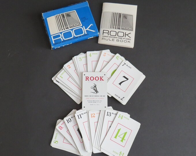 1972 ROOK Card Game by Parker Brothers the Game of Games Bidding Trick