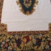 Large Rectangle Thanksgiving Tablecloth  Green Gold Rust image 0