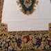 Large Rectangle Thanksgiving Tablecloth  Green Gold Rust image 0