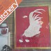 WHITE ROOSTER Stitchery Picture Craft Kit by Spinnerin Yarn  image 0