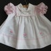 Vintage Baby Girls Dress  Size 24 Months  Pink White  Hand image 0
