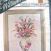 Elsa Williams Crewel Embroidery Craft Kit  Pastel Carnations image 0