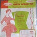 1958 Nylon Net Party Apron Kit by Craft House  White Nylon image 0