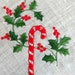 Embroidered Christmas Handkerchief by Treasure Masters  Candy image 0