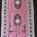 Vintage Cuckoo Clocks Kitchen Towel  Novelty Pink White Blue image 0