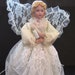 Vintage Victorian Lighted ANGEL Christmas Tree Topper  image 0