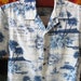 Vintage Hawaiian Aloha Shirt by HAWAII  Size XL  Porcelain image 0
