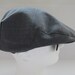 1970s Gray Plaid Summer Cap  Bianchi I Cappelli  Size XL  image 0