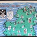 Monastic Ireland Vintage Dish Towel  Ireland Souvenir Kitchen image 0