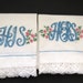 Vintage Embroidered HIS HERS King Pillowcases  Set of 2  image 0