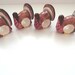 Vintage Ceramic Turkey Napkin Rings  Set of 4  Thanksgiving image 0